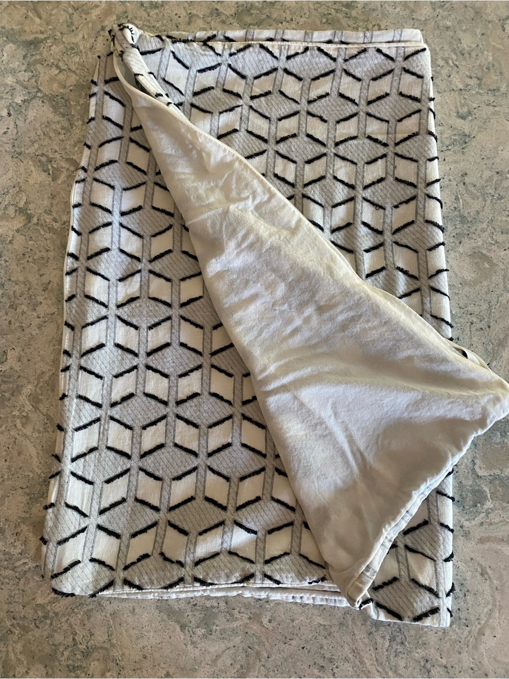 Nate Berkus White and Black Geometric pillowcases